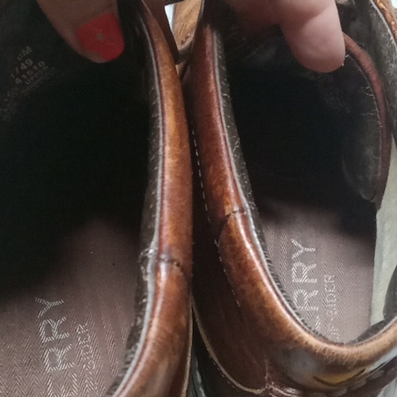 Sperry top siders brown men's shoes size 10 - Picture 6 of 7